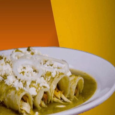 Enchiladas Verdes Pollo o Queso - Paquete Desayuno