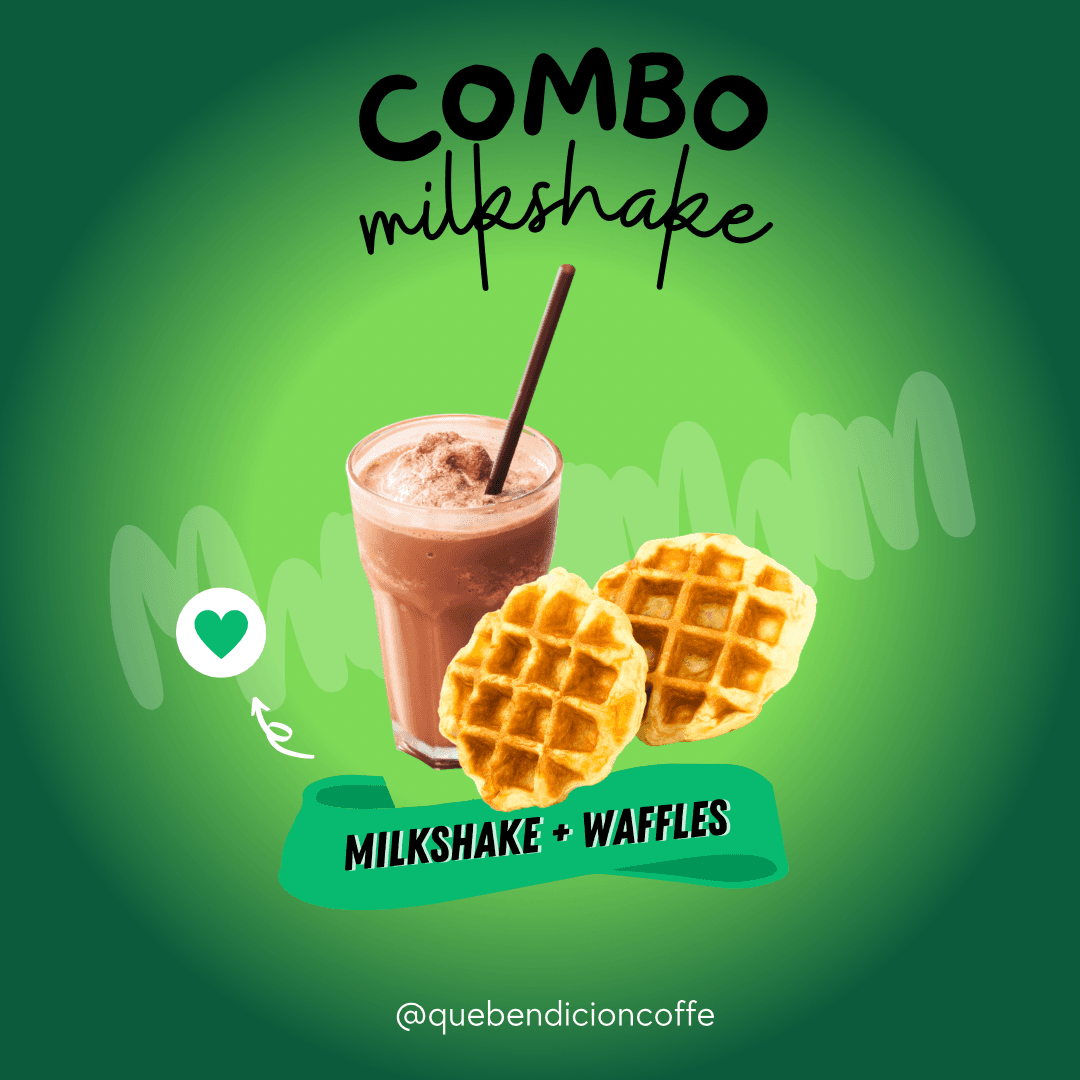 Combo Milkshake de Fresa