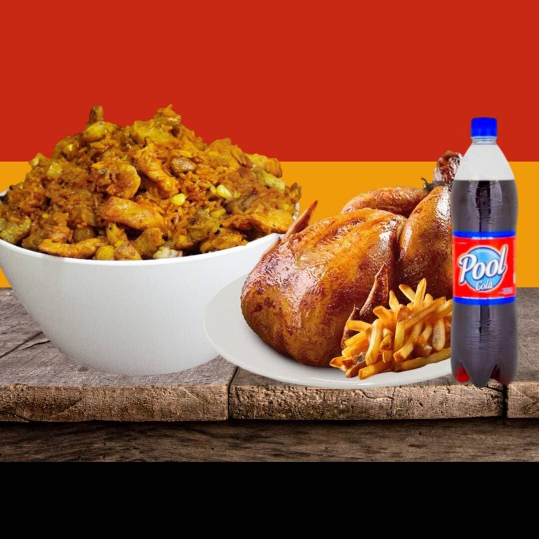 COMBO - Arroz Paisa Familiar Pollo Entero Frito