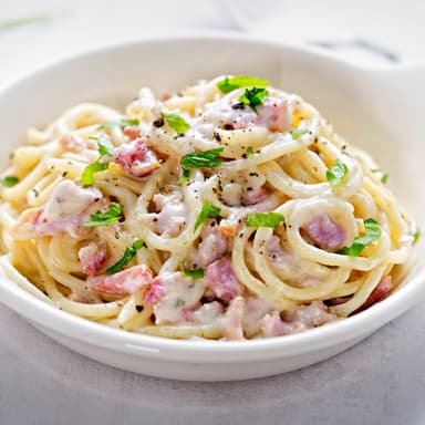 Spaguetti a la Carbonara