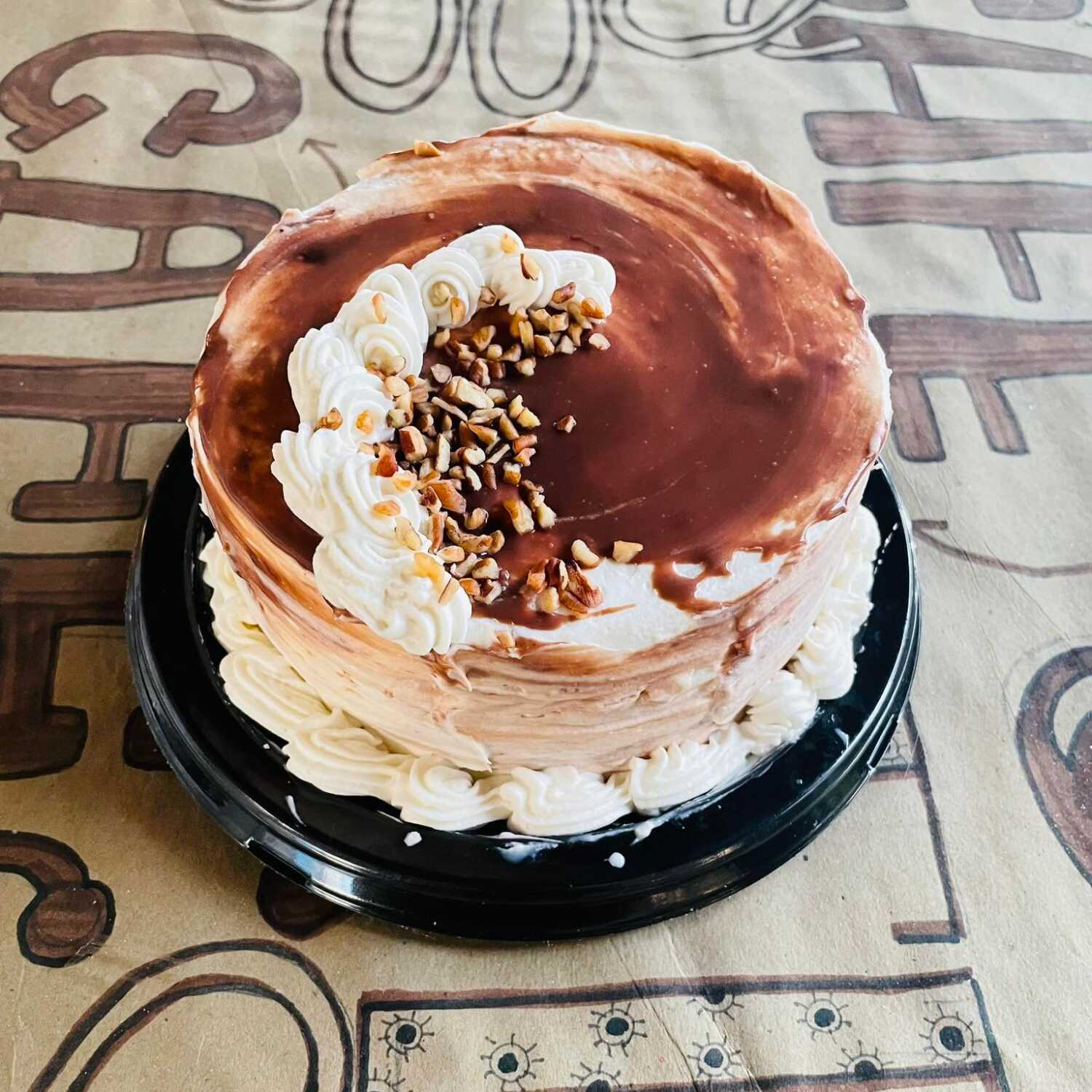 Mini pastel Nutella con nuez (4 porc. aprox)
