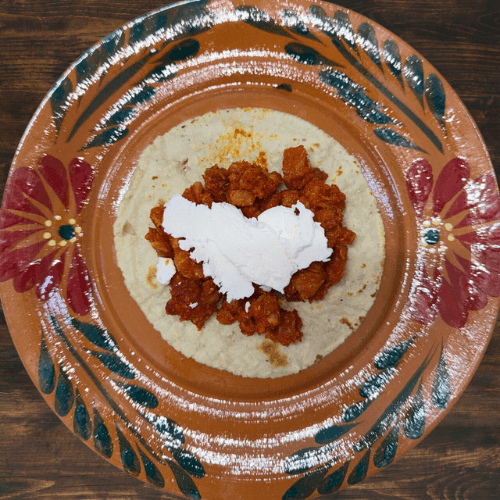 TACO DE CHULETA EN CHIPOTLE