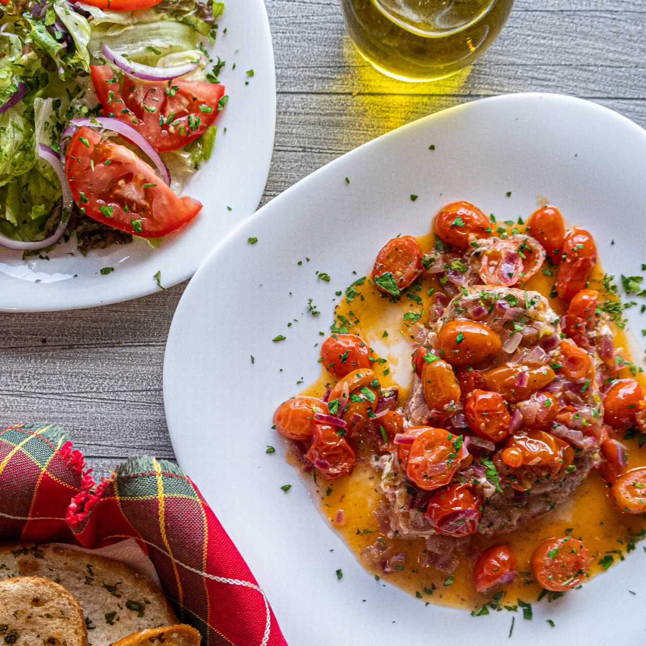 Medaglione di Tonno o Salmone Primavera