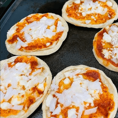Garnachitas en salsa Roja