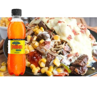 Mazorcada de Cerdo BBQ mas Gaseosa 250ml 2X1