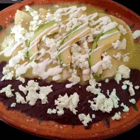 Enchiladas verdes