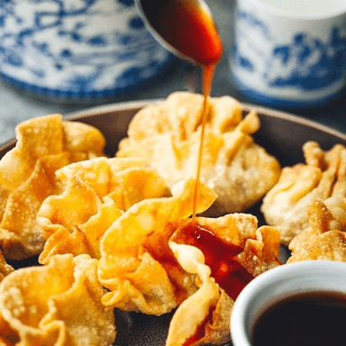 Wantan de Pollo Frito
