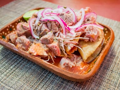 Taco Dorado con Carne