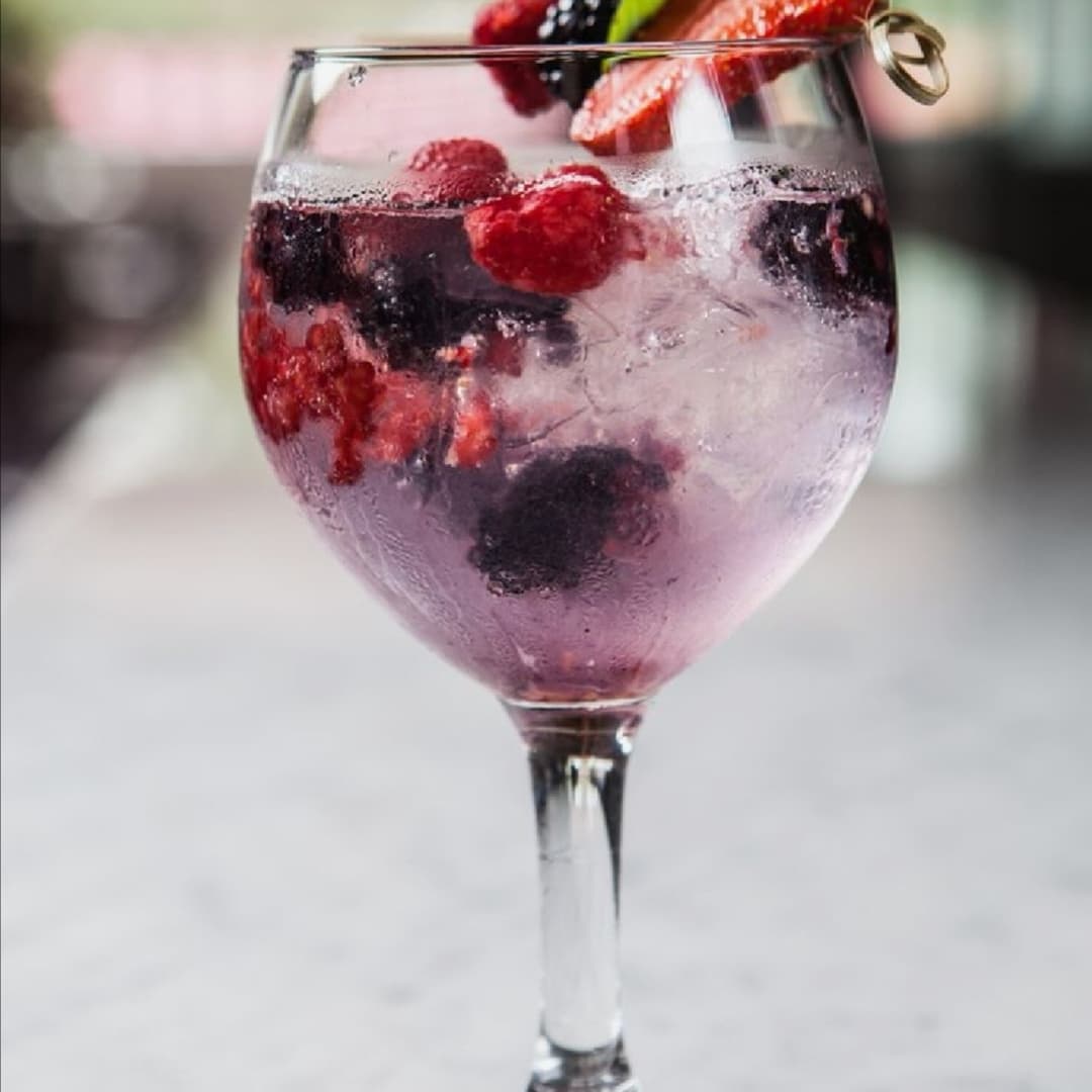 soda saborisada de Frutos Rojos