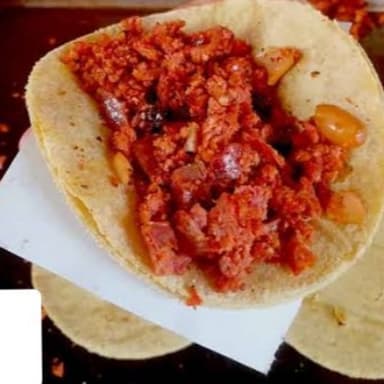 Taco de chorizo