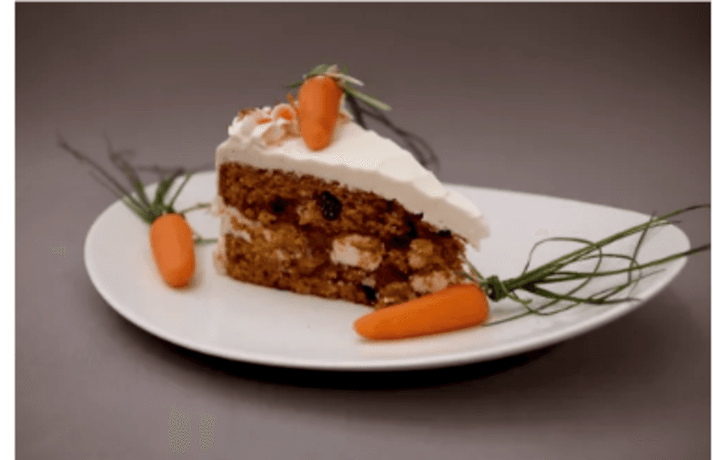 Carrot cake (rebanada)