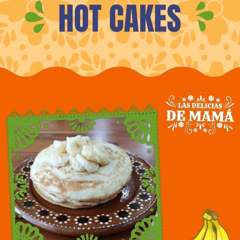 Hot Cakes con Plátano 3 Piezas