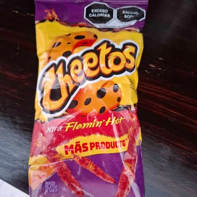 Cheetos fleming hot con elote.