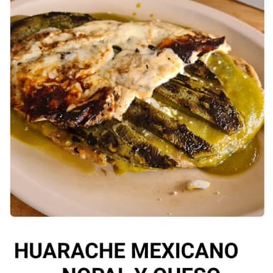 Huarache Vegetariano Ch