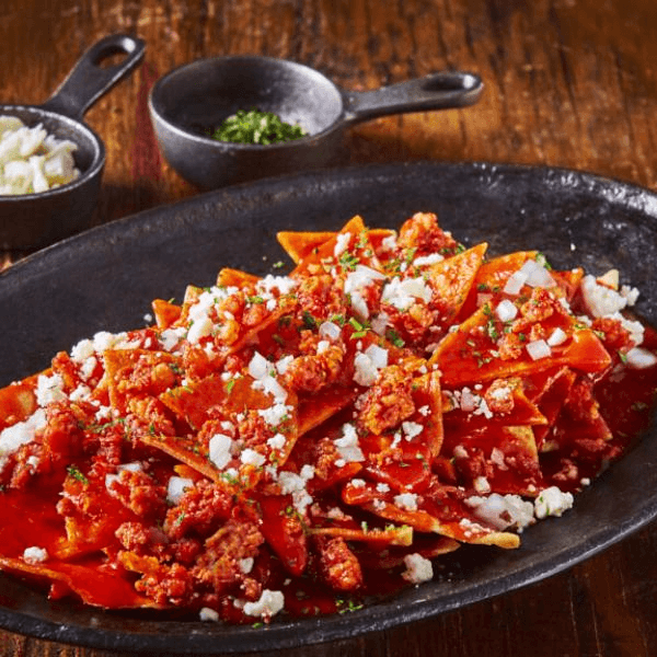 Chilaquiles Rojos (98 gr.)