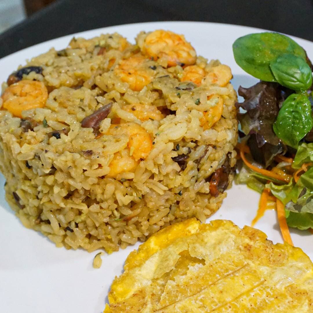 Arroz mixto de Camaron y Piangua