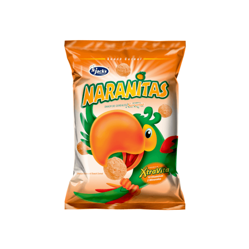 Cereal Naranitas Jacks 170 Grs Bolsa