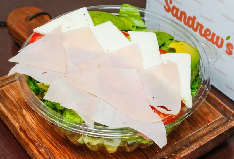 Ensalada Jamón Pech Pavo y Q/Blanco