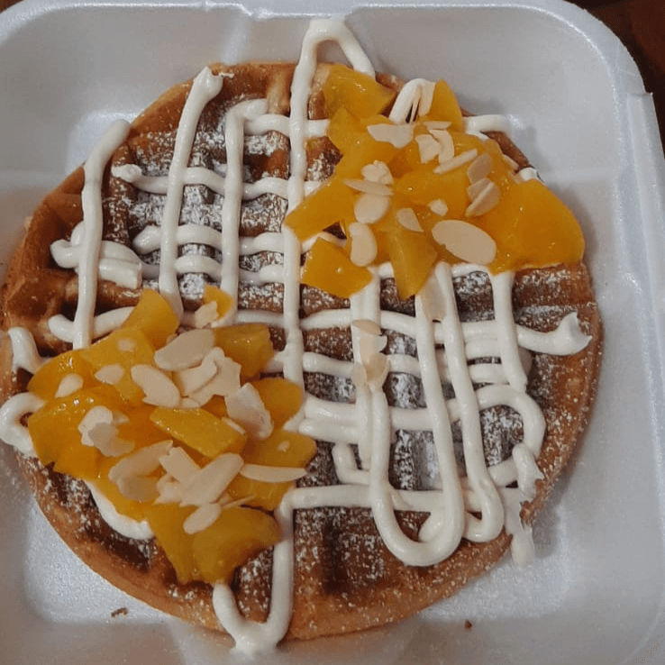 Waffle Peach