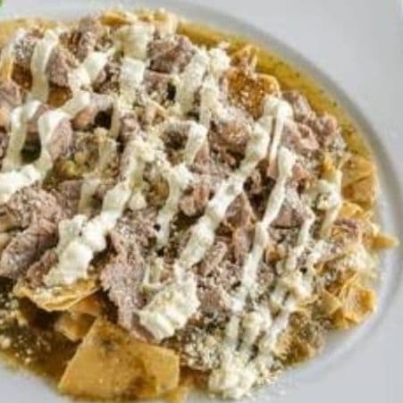 Chilaquiles de Longaniza grandes