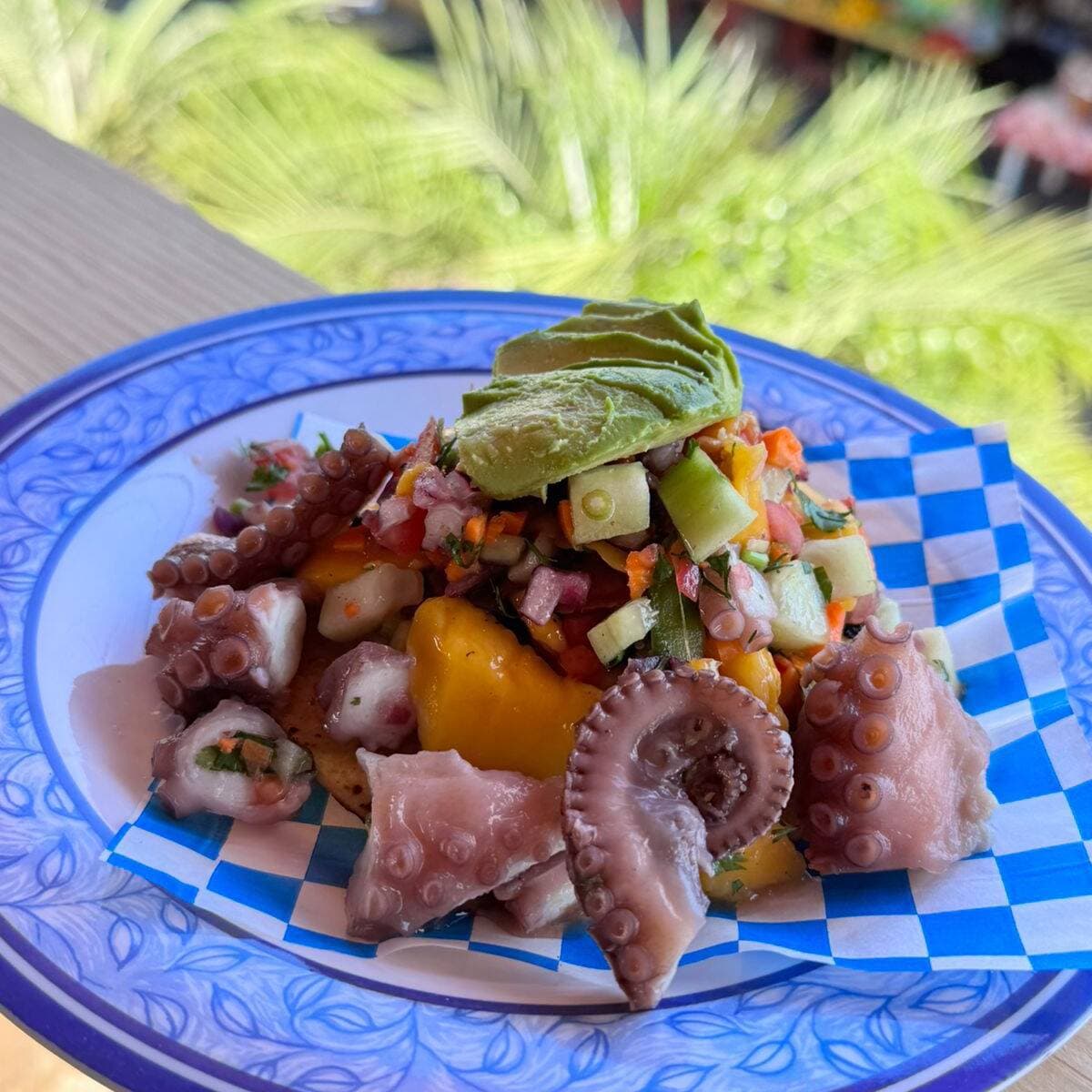Tostadas Ceviche Pulpo