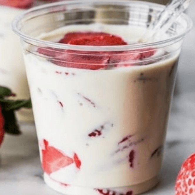 FRESAS CON CREMA