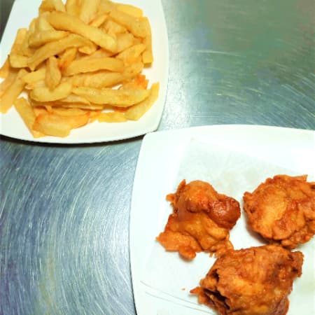 PORCION BOLITAS AGRIDULCE DE POLLO