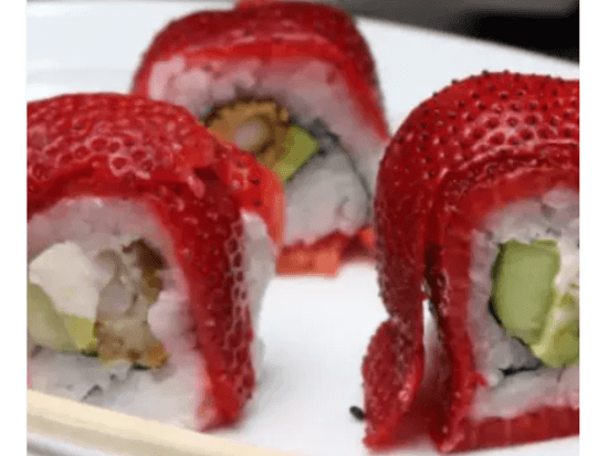 Sushi de Fresa