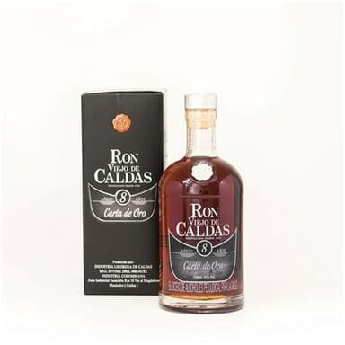 Botella Ron Viejo De Caldas 8 Años