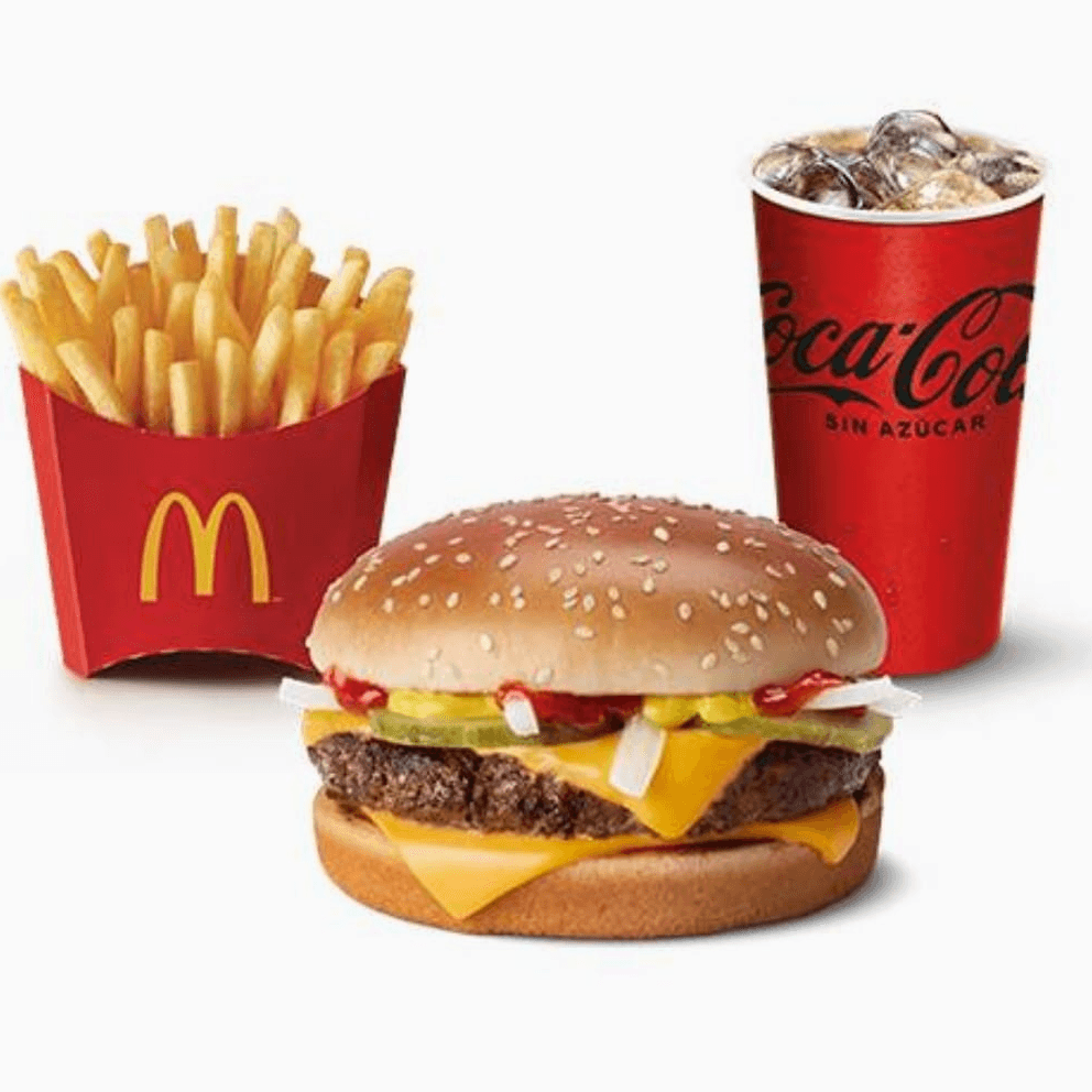 McTrío Cuarto de Libra Con Queso