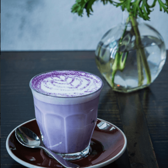 Taro latte