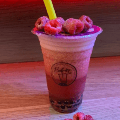 Bubble Tea de Frambuesa 16 Oz.
