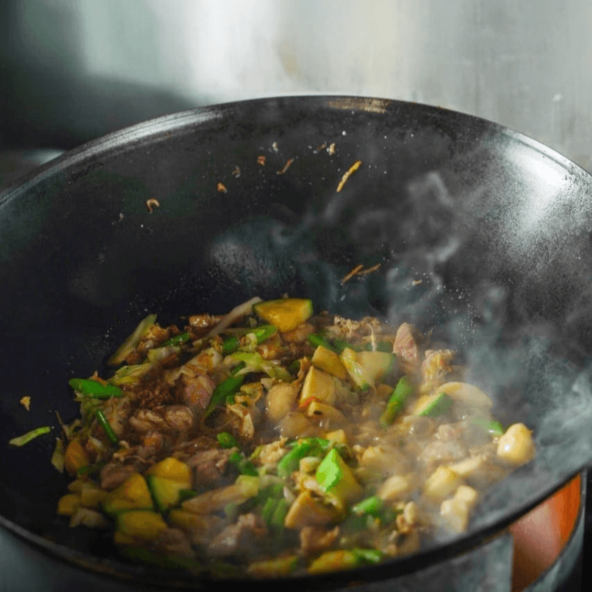 Wok Lomo de Cerdo