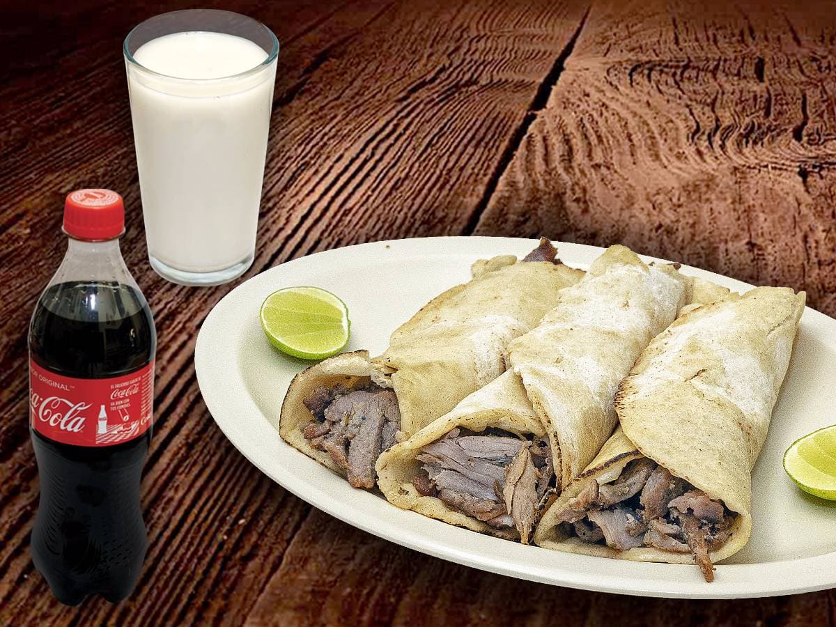 3 Tacos Árabes + bebida