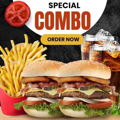 Combo 2 Onions BBQ + 2 Papas + 2 Bebidas