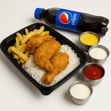 ALITA BROASTER+PAPAS+ARROZ+PEPSI