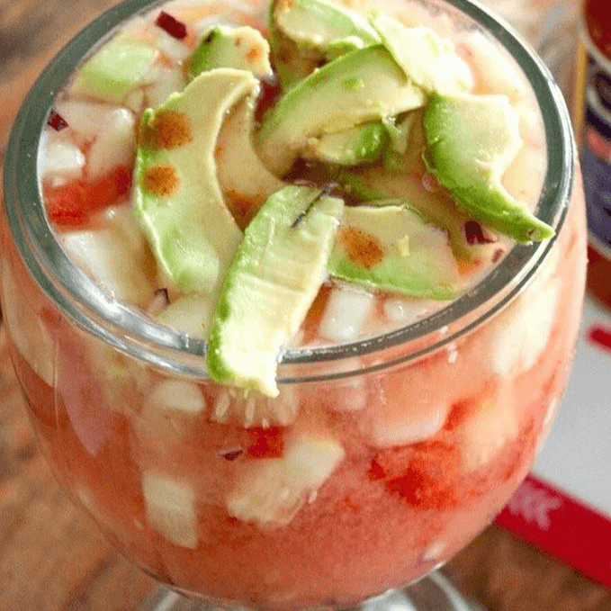 Coctel de Camarón con Pulpo Mediano