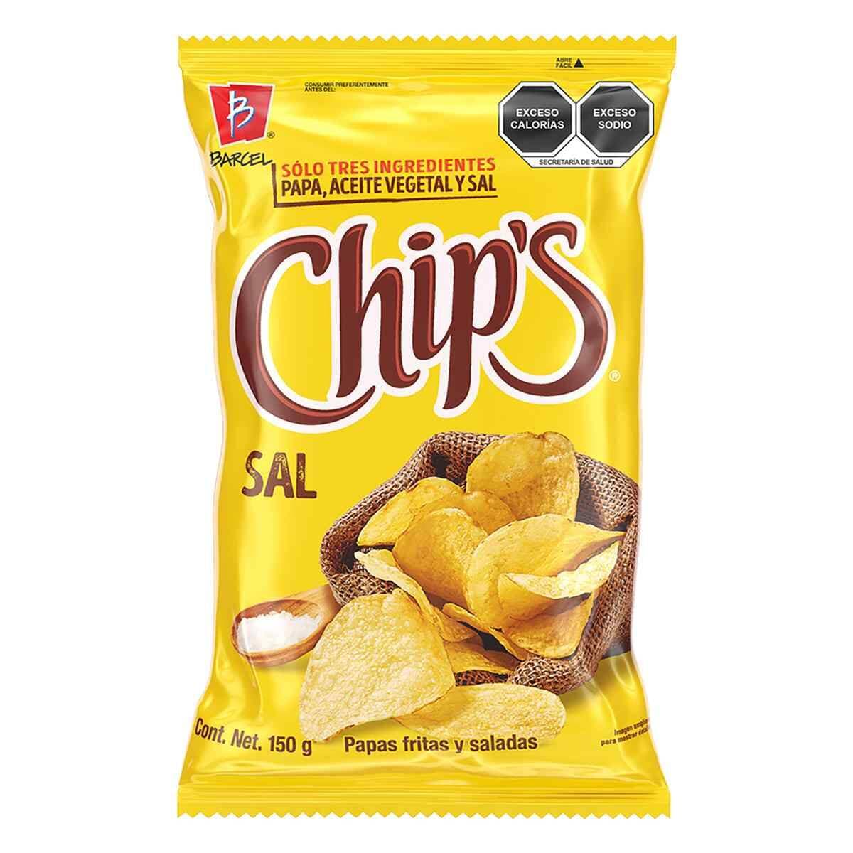 Papas Fritas Chip's Sal 150g