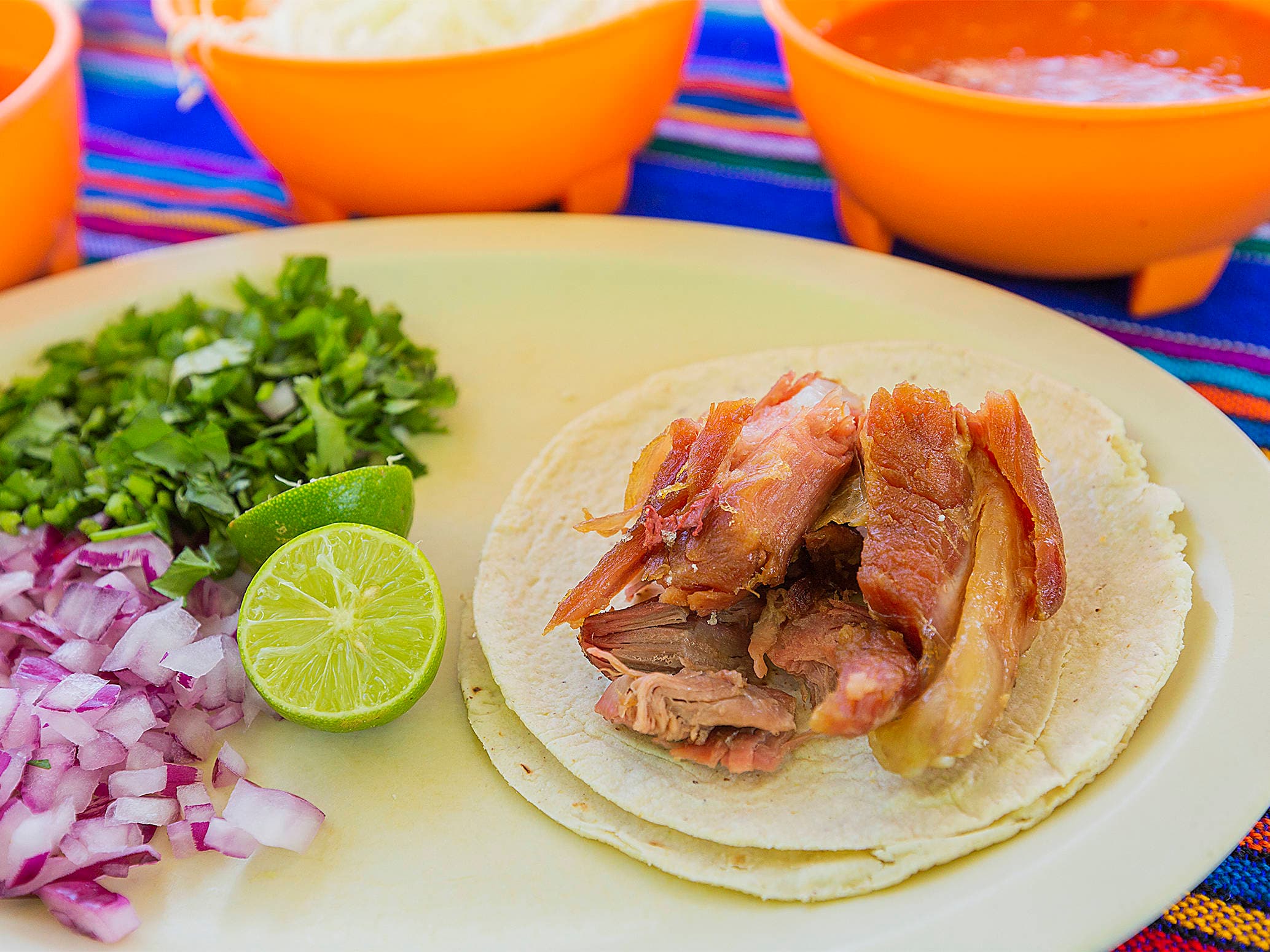 8 TACOS BLANDITOS CON CARNE