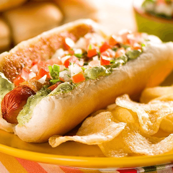 Hot Dog con Tocino