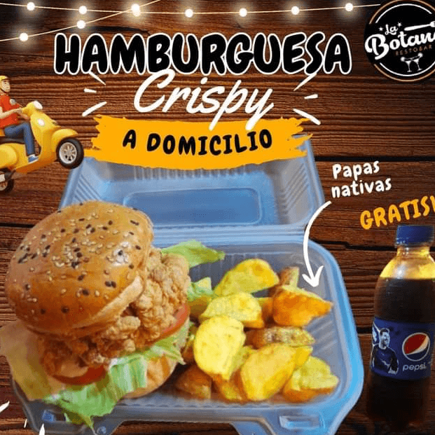 Hamburguesa La Botana Chicken