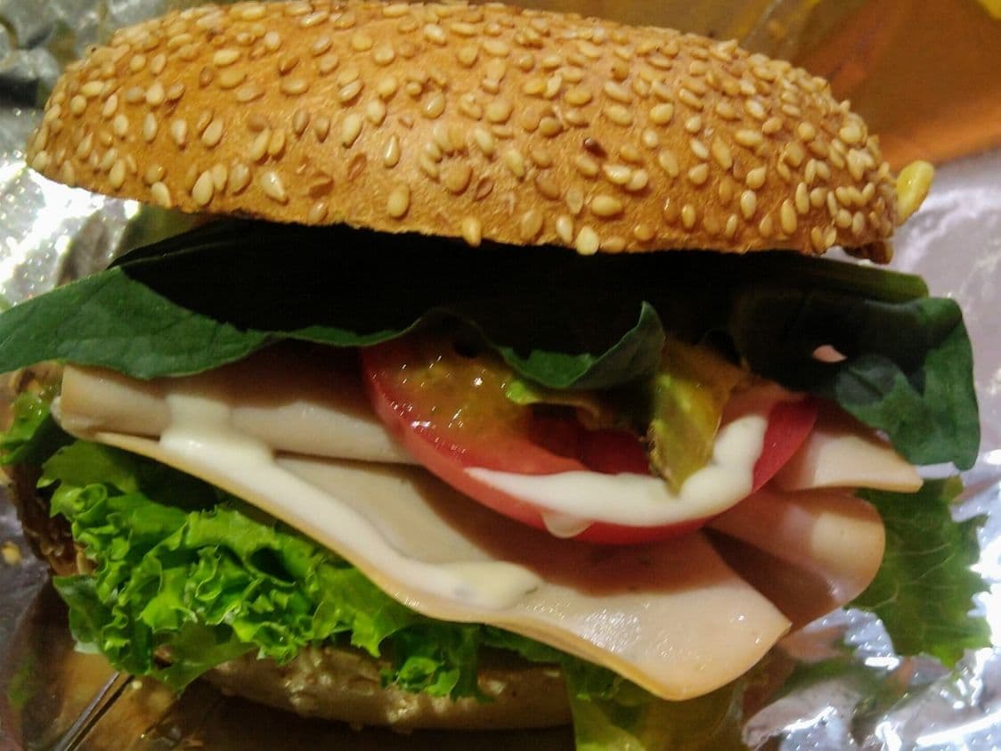 Bagel de Jamón o Pavo