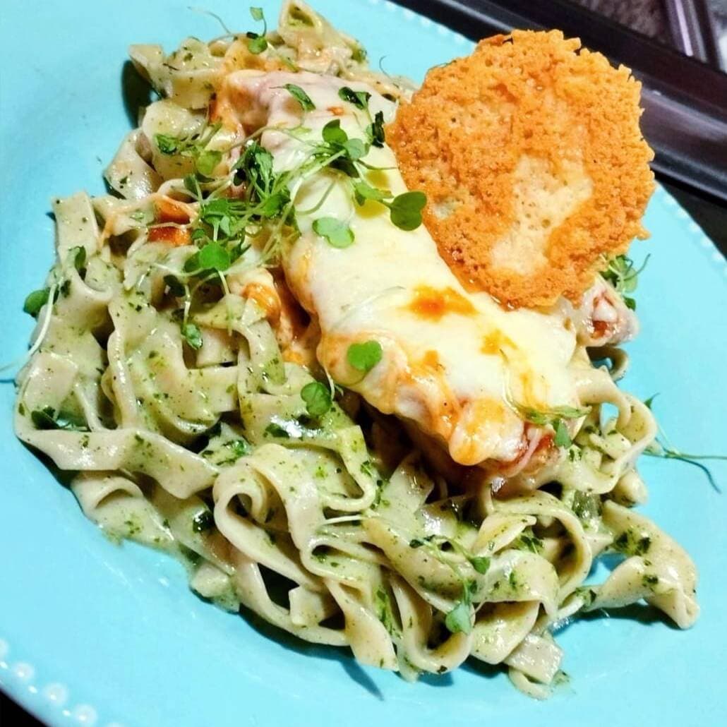 Pasta Pollo Parmesana