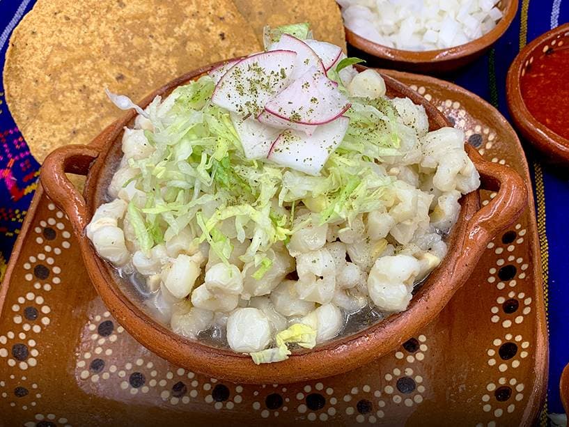 Pozole Grande + Quesadillas