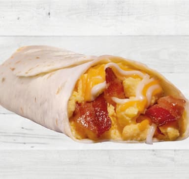 Bacon, Egg & Cheese Breakfast Burrito
