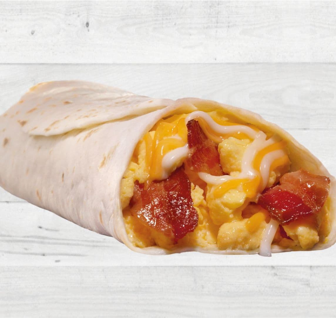Bacon, Egg & Cheese Breakfast Burrito