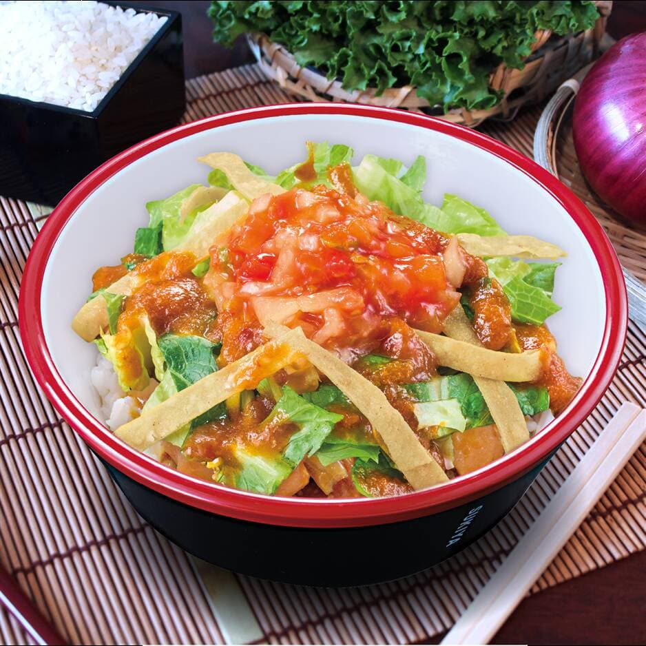 Pollo Donburi en Salsa de Ajo estilo Azteca