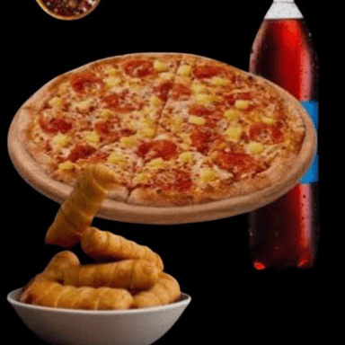 Combo Pizza Grande + Deditos + 1 Gaseosa Lt
