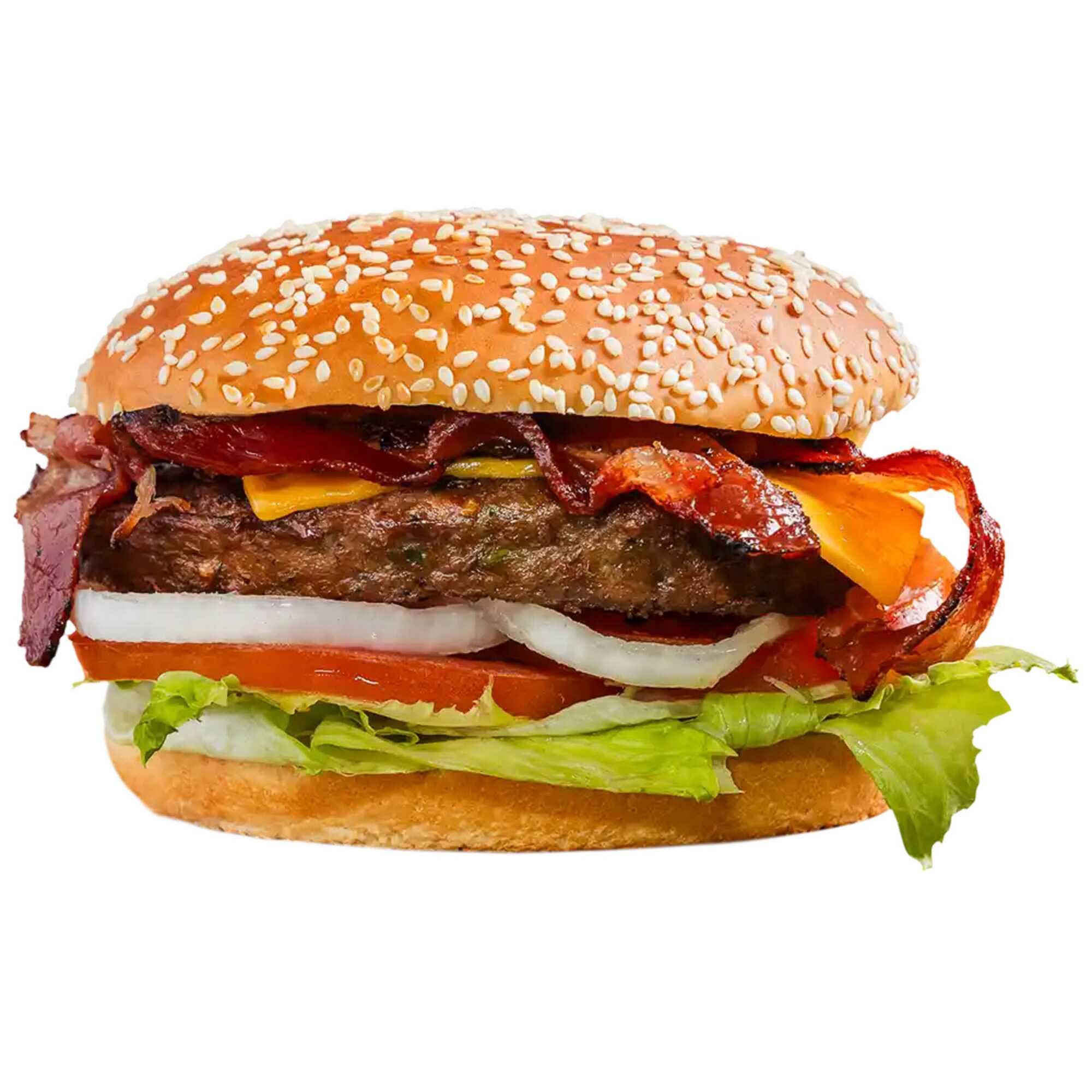 HAMBURGUESA TOCINO Y AROS