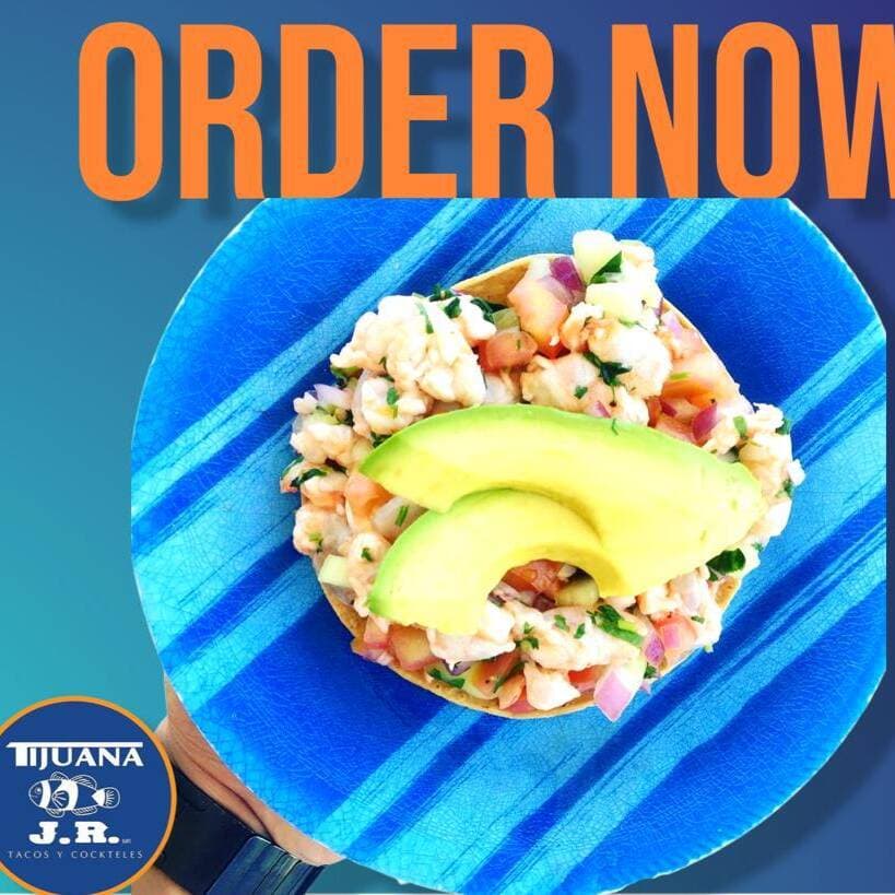 Tostadas de Ceviche de Pescado